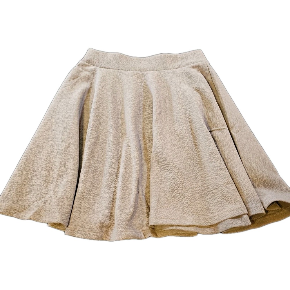 Womens Gray Skater Skirt Sz S Casual Schoolgirl Preppy Vacation Comfy